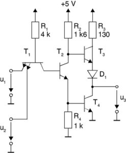 Totem Pole Transistor-Transistor Logic (TTL) in hindi